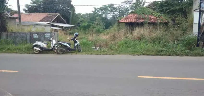 Tanah Murah Di jl Raya Rangkas Pandeglang Lahan yg cocok utk Gudang