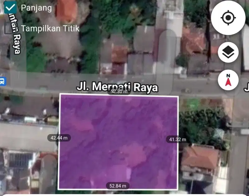 Di Jual Tanah di Jln Merpati Raya kec.CiputatKota Tangerang Selatan