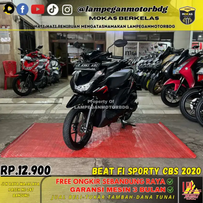 Honda Beat fi sporty cbs 2020