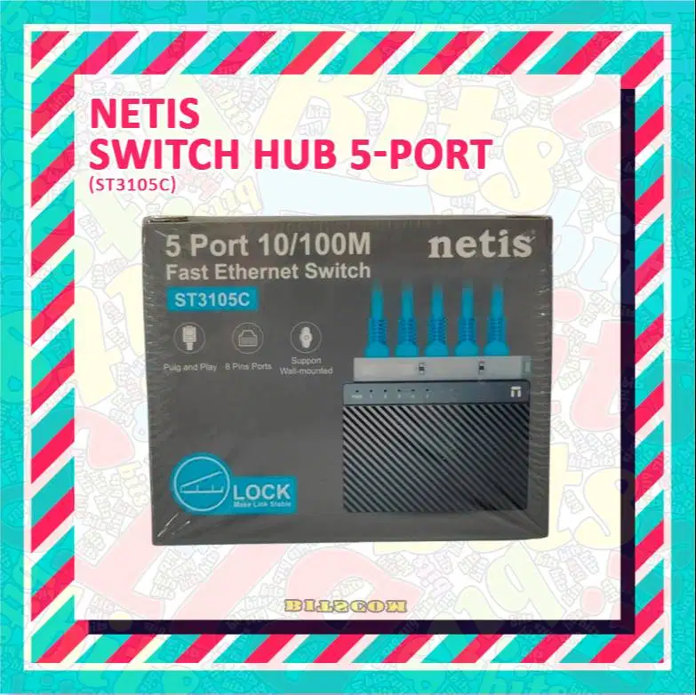 Switch Hub 5-Port Netis ST3105C