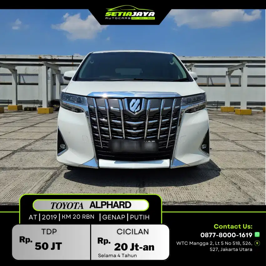 Alphard G ATPM !! KM ANTIK !! SERVICE RECORD