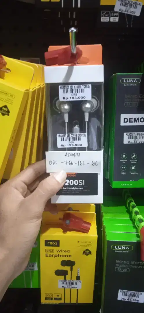 HEADSET JBL C200SI ATLANTIS DASYAT