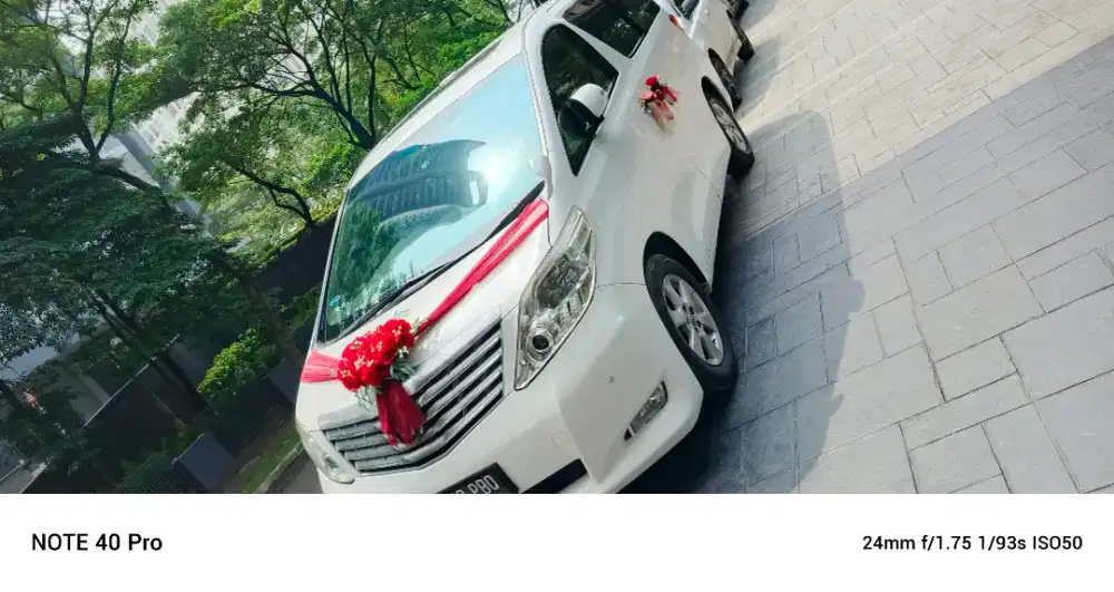 Penyewaan Mobil Alphard Pilot Seat + Driver