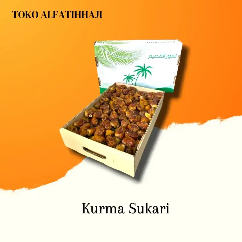 Kurma Sukari Al Qassim 3kg / Kurma Madinah Oleh oleh Umroh Haji