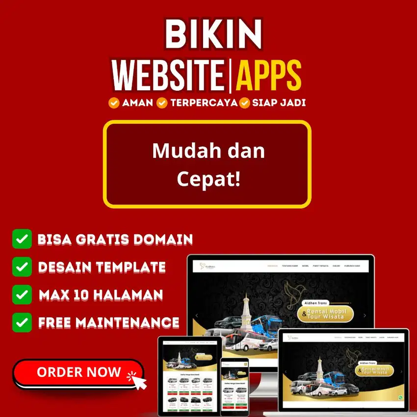 Mau Bisnis Anda Online? Buat Website Sekarang!