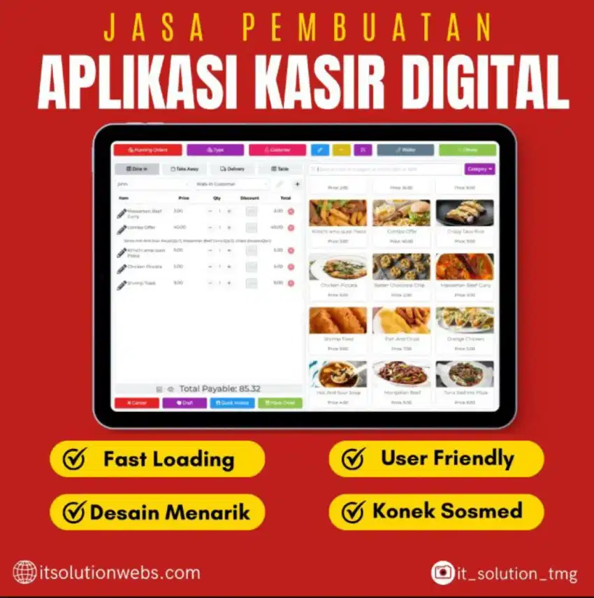 Aplikasi Kasir Digital Profesional, Efisiensi & Transaksi Lebih Cepat!