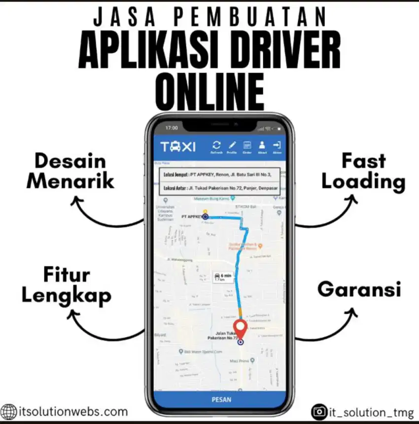 Bikin Aplikasi Driver Online,  Bisnis Transportasi Makin Jempol!