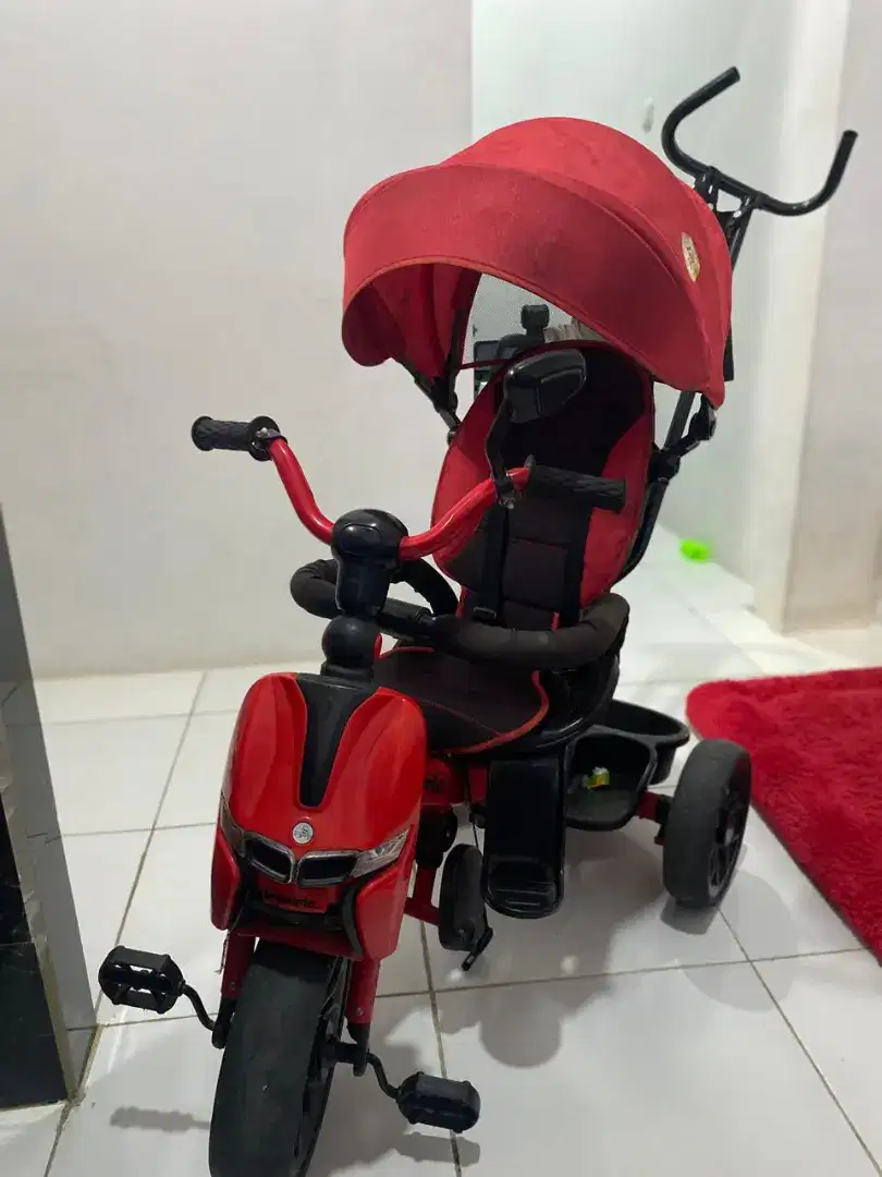 Sepedah merek Pasifik  bayi 3in1 bisa jadi stroller