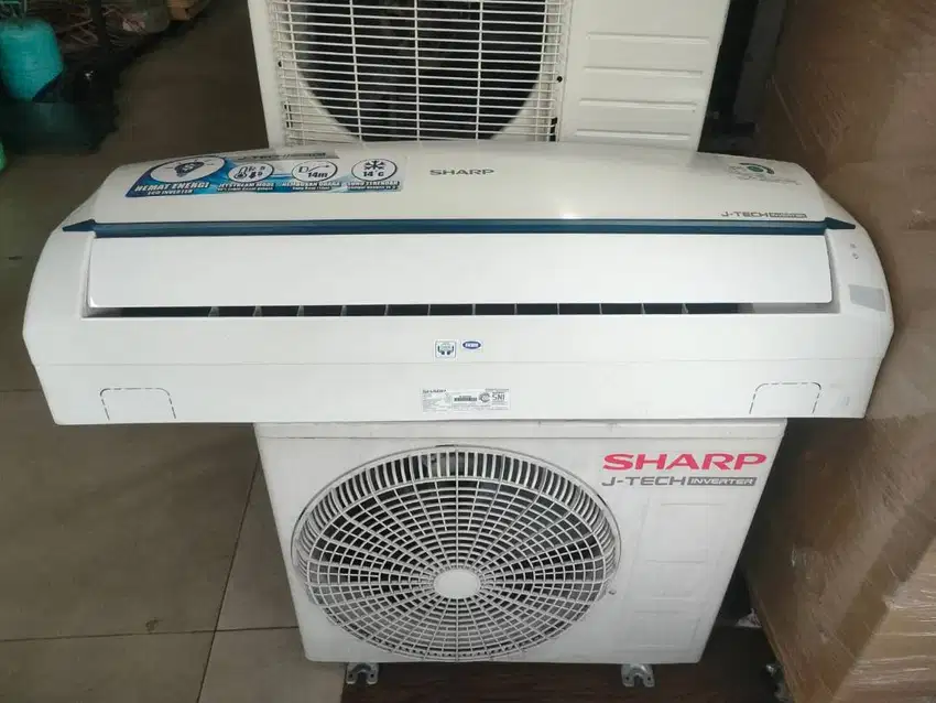 AC SHARP  INVENTER R32 AU-X12VEY BARIKUT PASANG