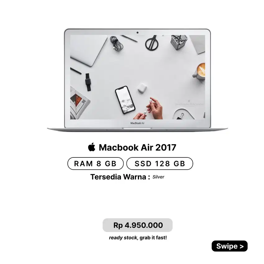 MACBOOK AIR 2017 13 8/128GB/INTEL CORE I5