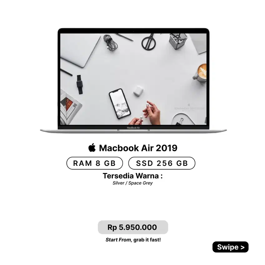 MACBOOK AIR 2019 13 8/256 GB INTEL CORE I5