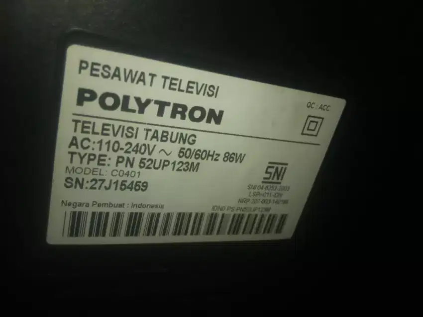 POLYTRON 21inch tabung