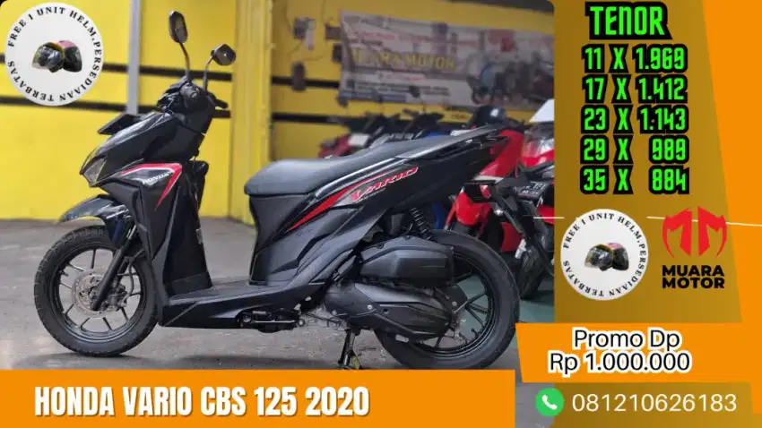 Honda vario 125 2020 siap pakai