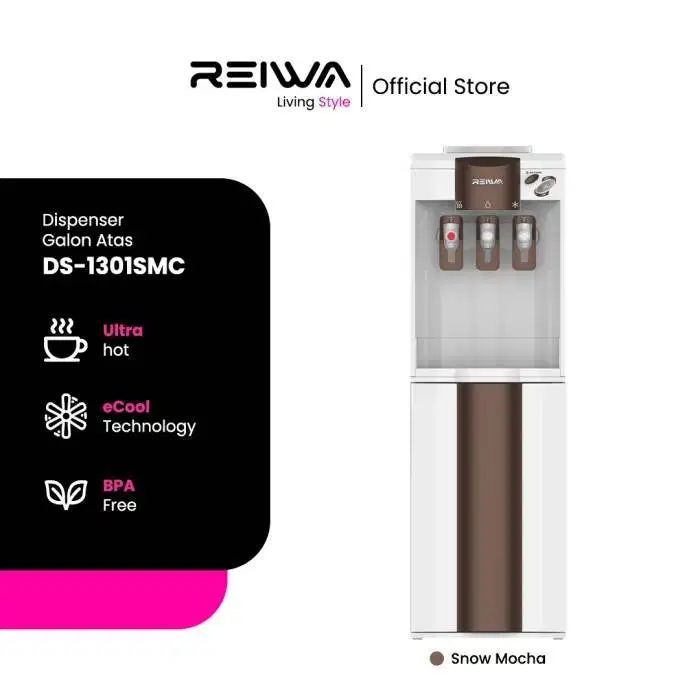 Reiwa Dispenser Galon Atas DS-1301SMC Snow Mocha