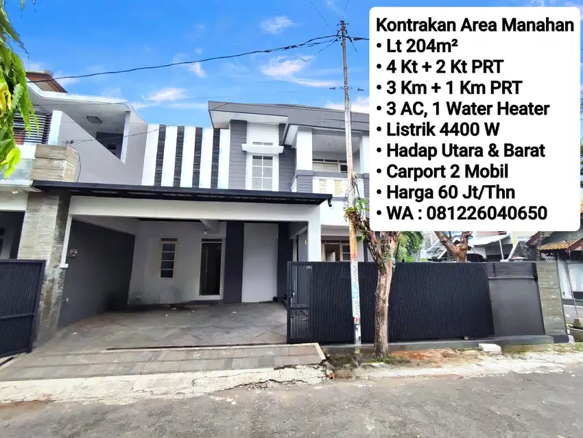 Kontrakan Area Dekat Manahan Solo, Siap Pakai Habis Renovasi