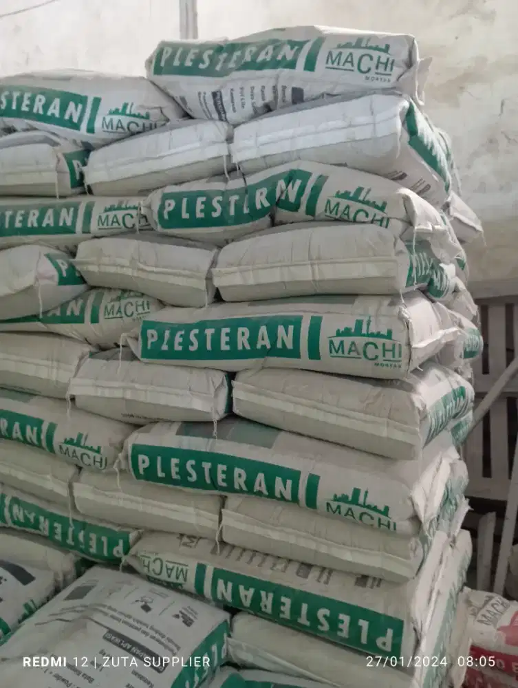 Semen mortar perekat plesteran acian render bata ringan