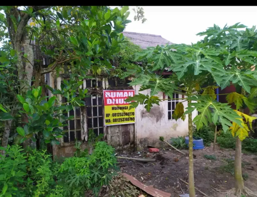 Tanah dan sebagian rumah