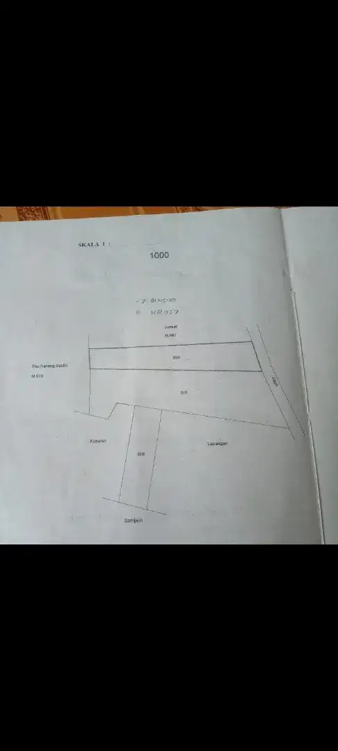 Jual Tanah Pinggir Jalan Utama Ditanami Porang