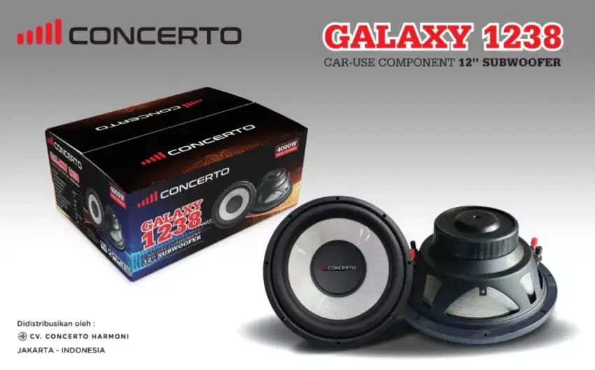 Subwoofer 12inch Concerto DobelCoil