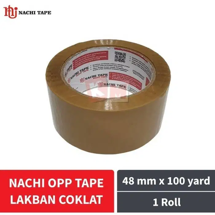 lakban bening nachi 2 inch 100 yard original nachi tape plakban opp