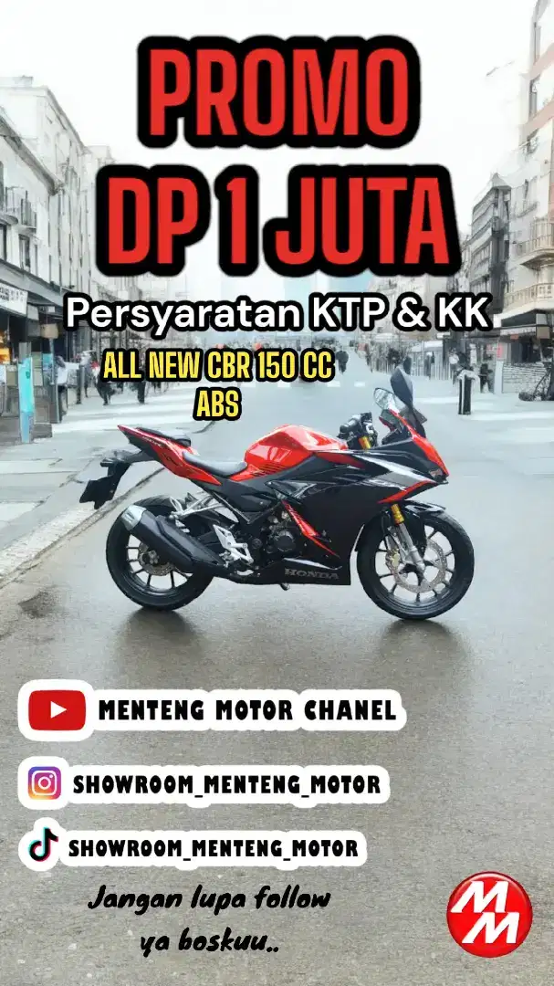 DP TERMURAH ALL NEW CBR 150 CC HANYA 1 JUTA