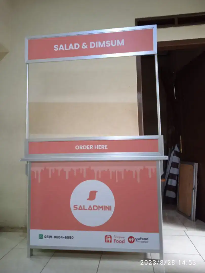 Booth portable 120x60cm