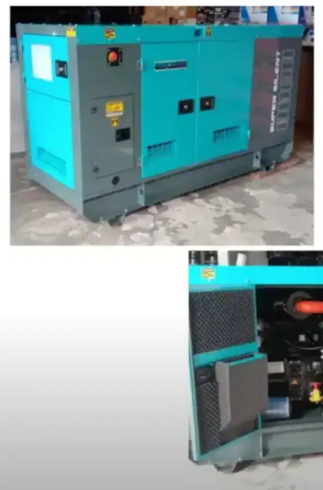 (KRANGGAN TEKNIK)genset silent 37,5 kva genset disel solar 30.000 watt