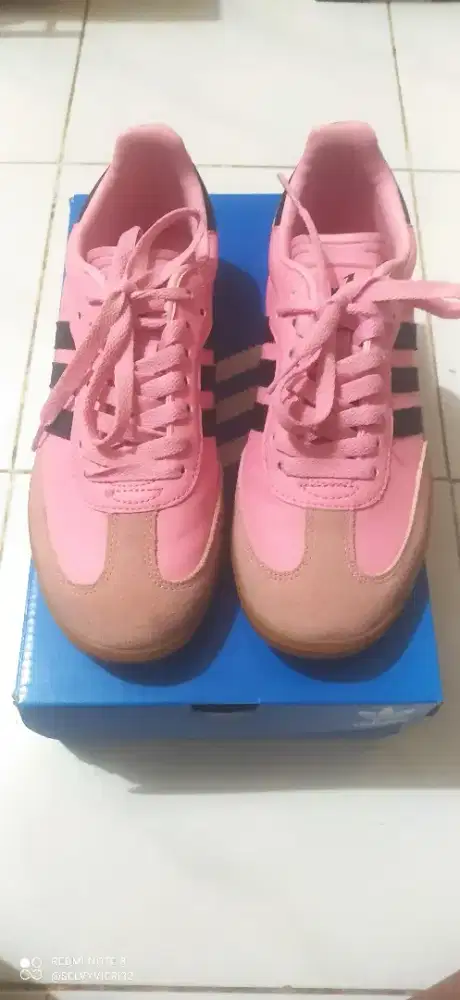 Preloved Adidas Samba messi pink