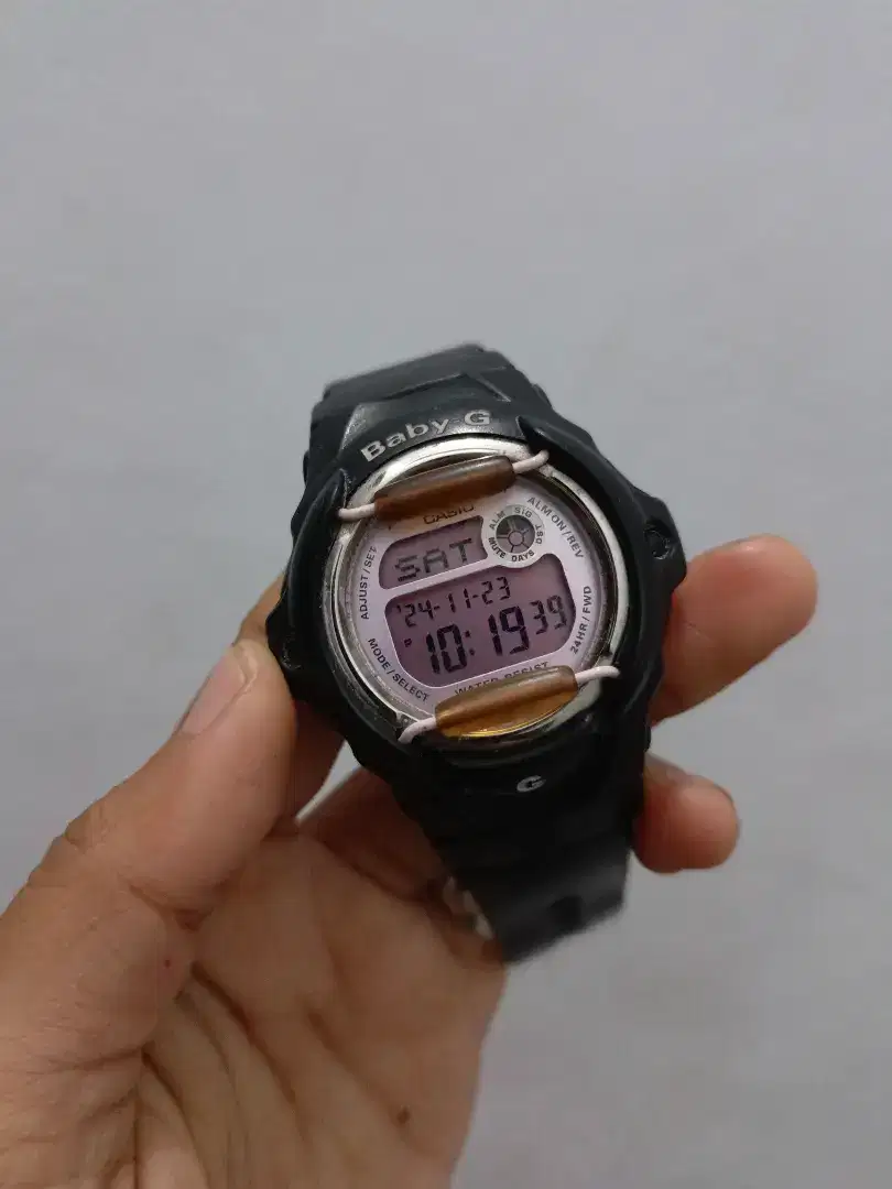 Jam Casio Baby G Black Pink Ori Mulus Segel