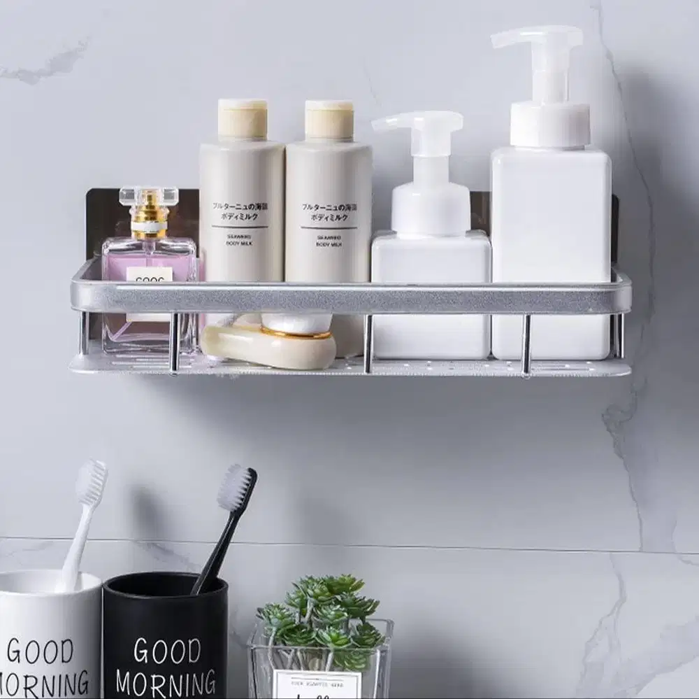 Rak Gantung Kamar Mandi Dapur Organizer Rack Aluminium