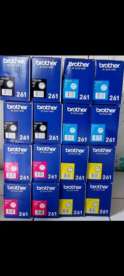 Penampung tinta toner LaserJet baru dan bekas