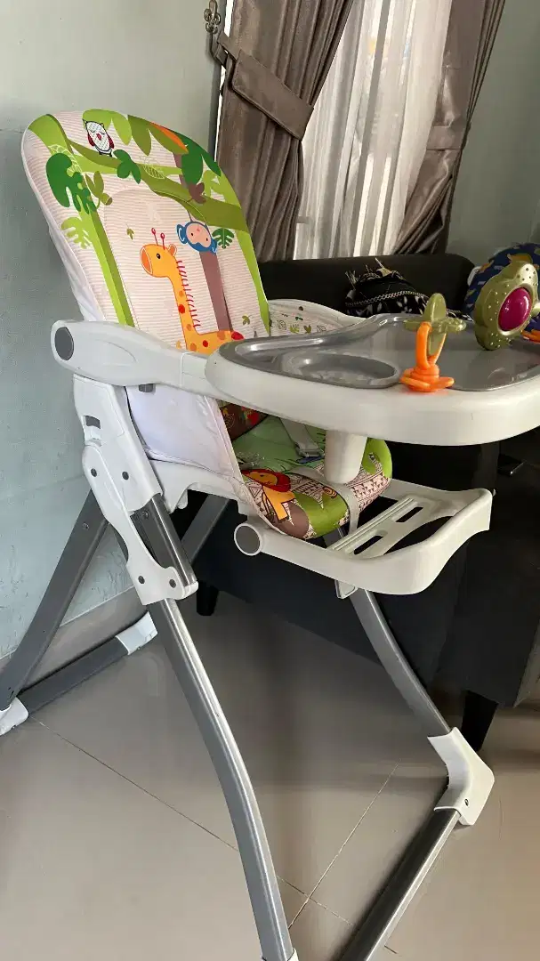 Baby Does High Chair Ultimo warna Aqua Marine