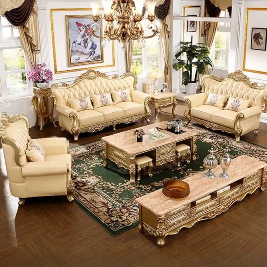 Kursi tamu sofa tamu classic sofa vintage