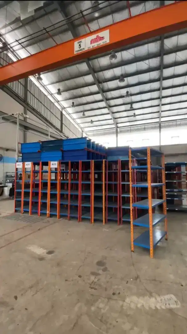 Jual rak besi siku ukuran 40 isi 5 hambalan