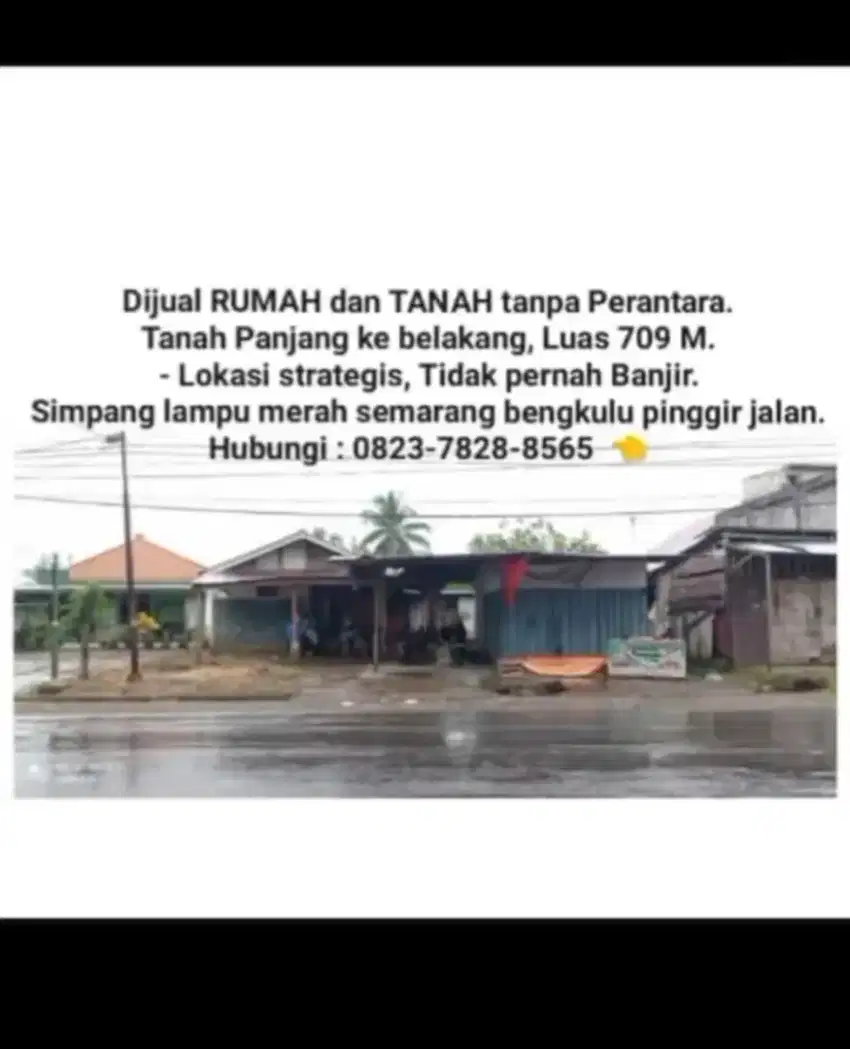 Bismillah dijual rumah dan tanah tanpa perantara