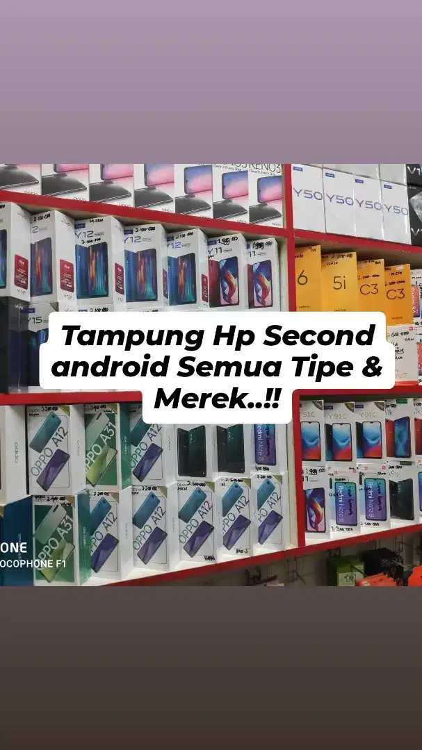 Tampung Hp Second.. Xiaomi. infinix. realme. itel. oppo