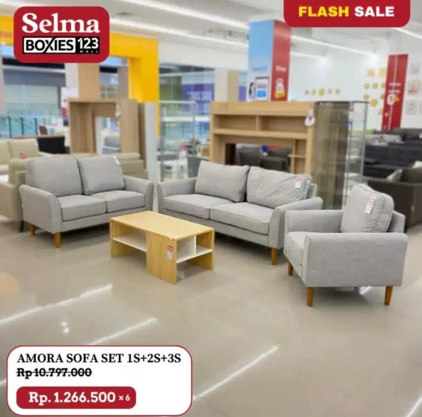 Sofa set amora  ruang tamu