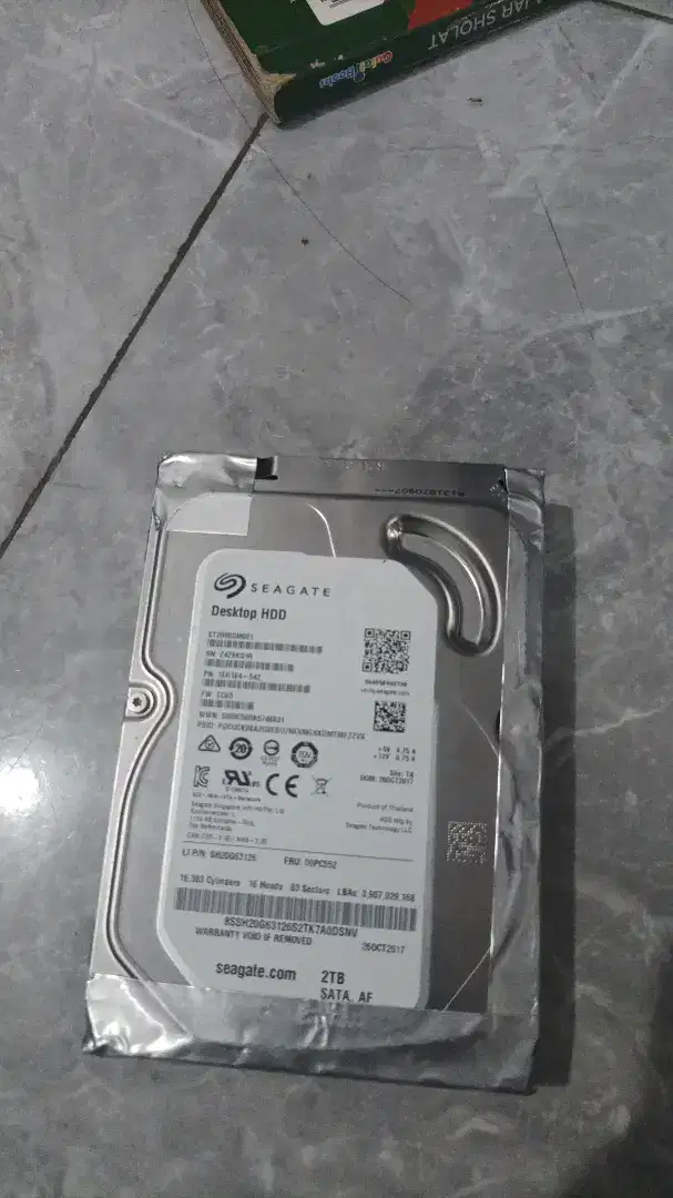 Hdd  seagate 2tb cabutan pc built up