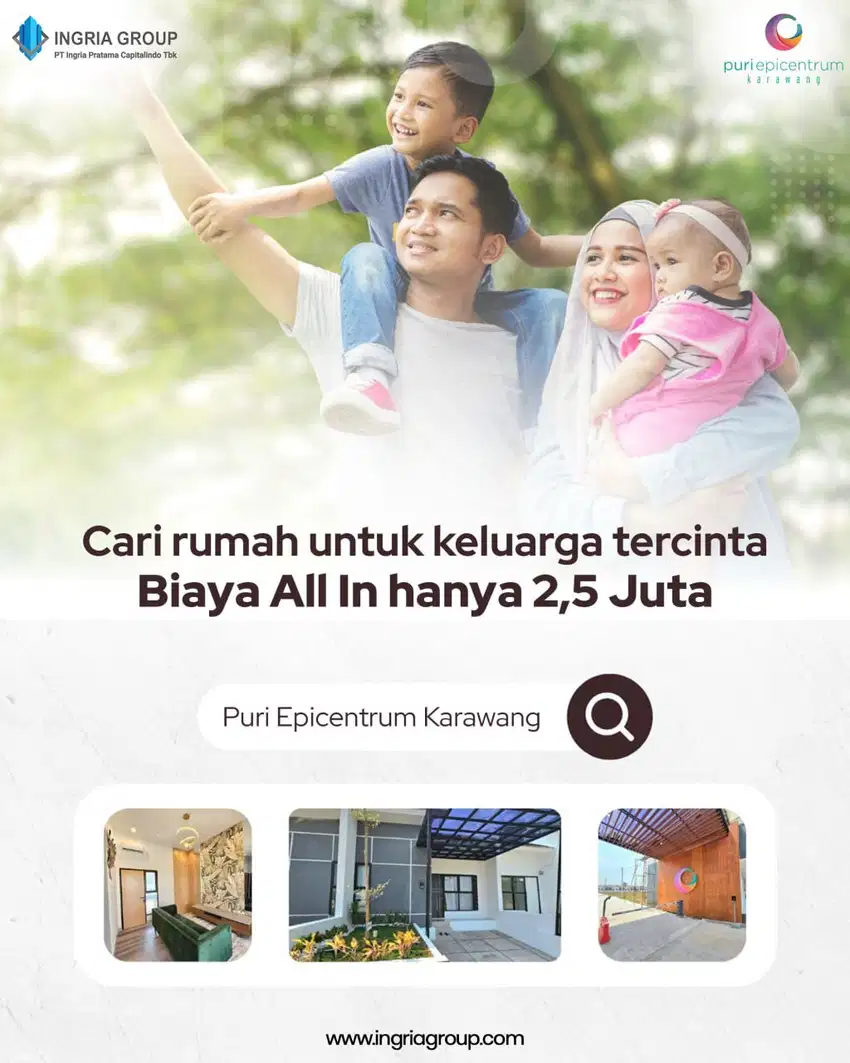 DIJUAL CEPAT RUMAH MEWAH DKT EXIT TOL KARAWANG TIMUR HANYA 300 JUTAAN