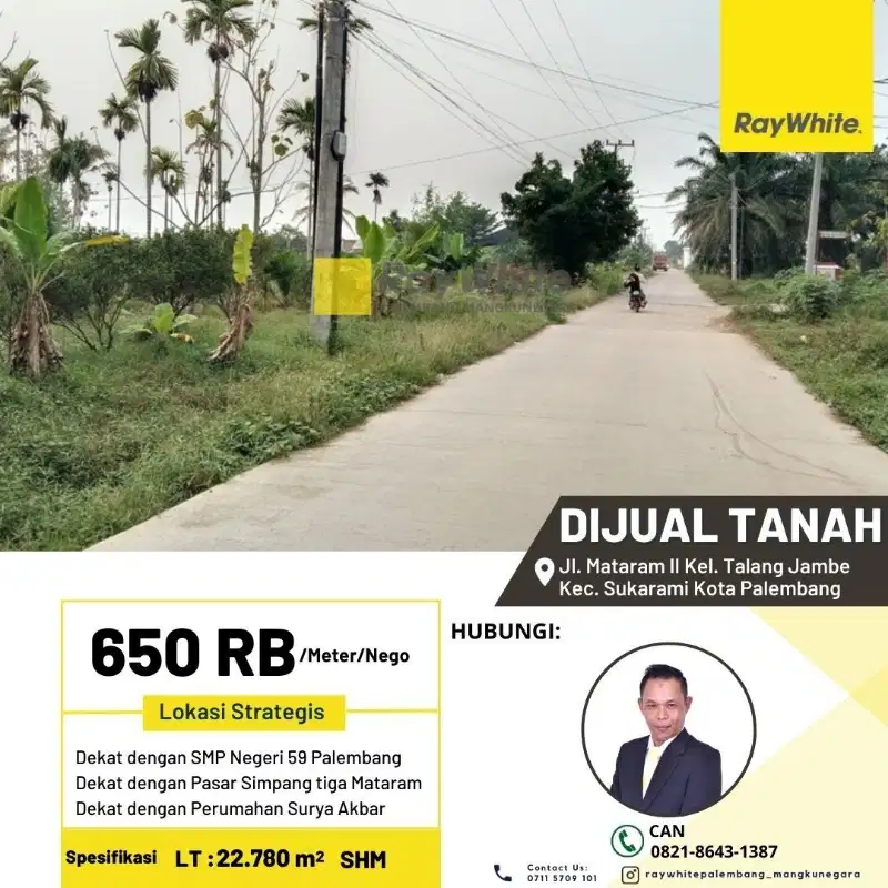 DIJUAL TANAH TALANG JAMBE cocok buat perumahan