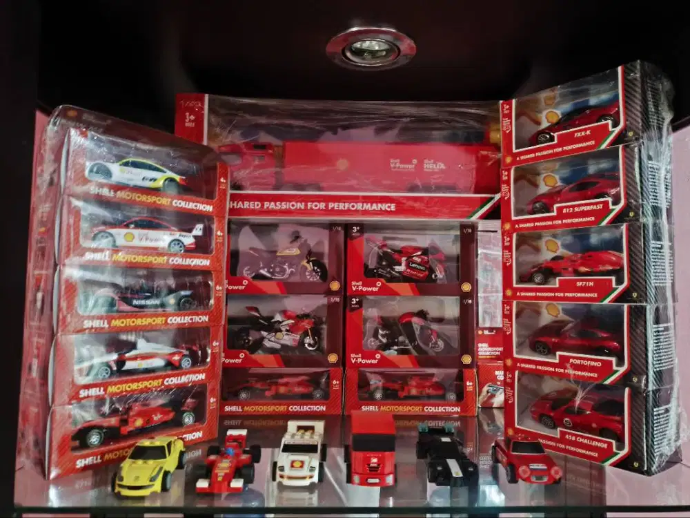 diecast shell koleksi unik mobil truck bike