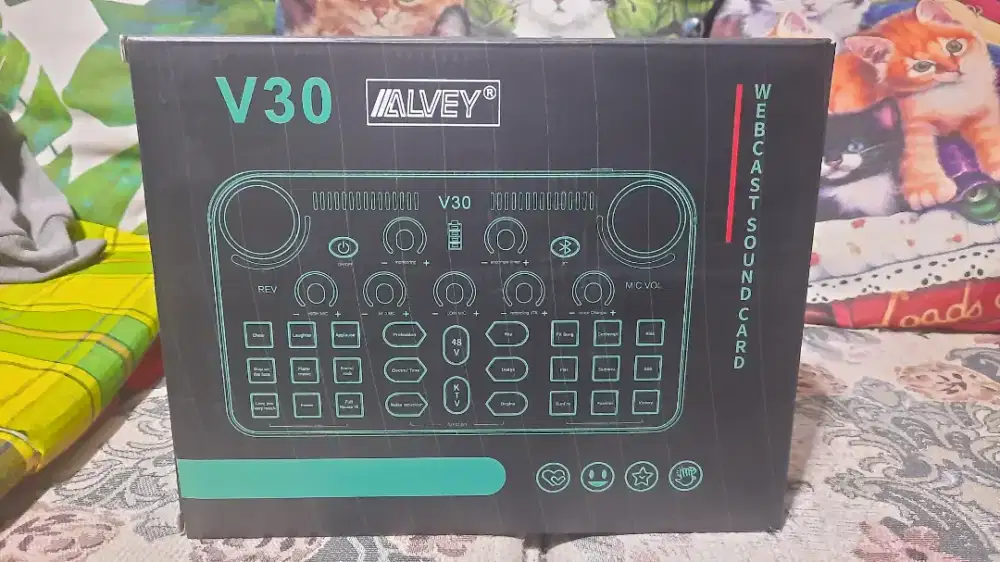 Soundcard Alvey V30 Karaoke Livestreaming & Podcast