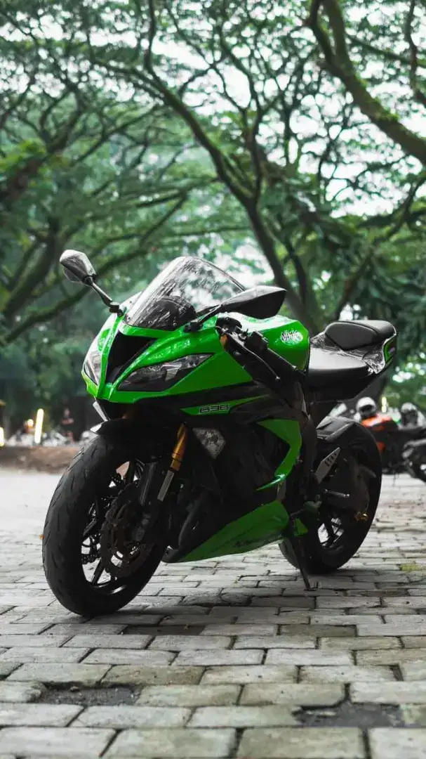 Kawasaki zx636 zx6r 2014 Hijau
