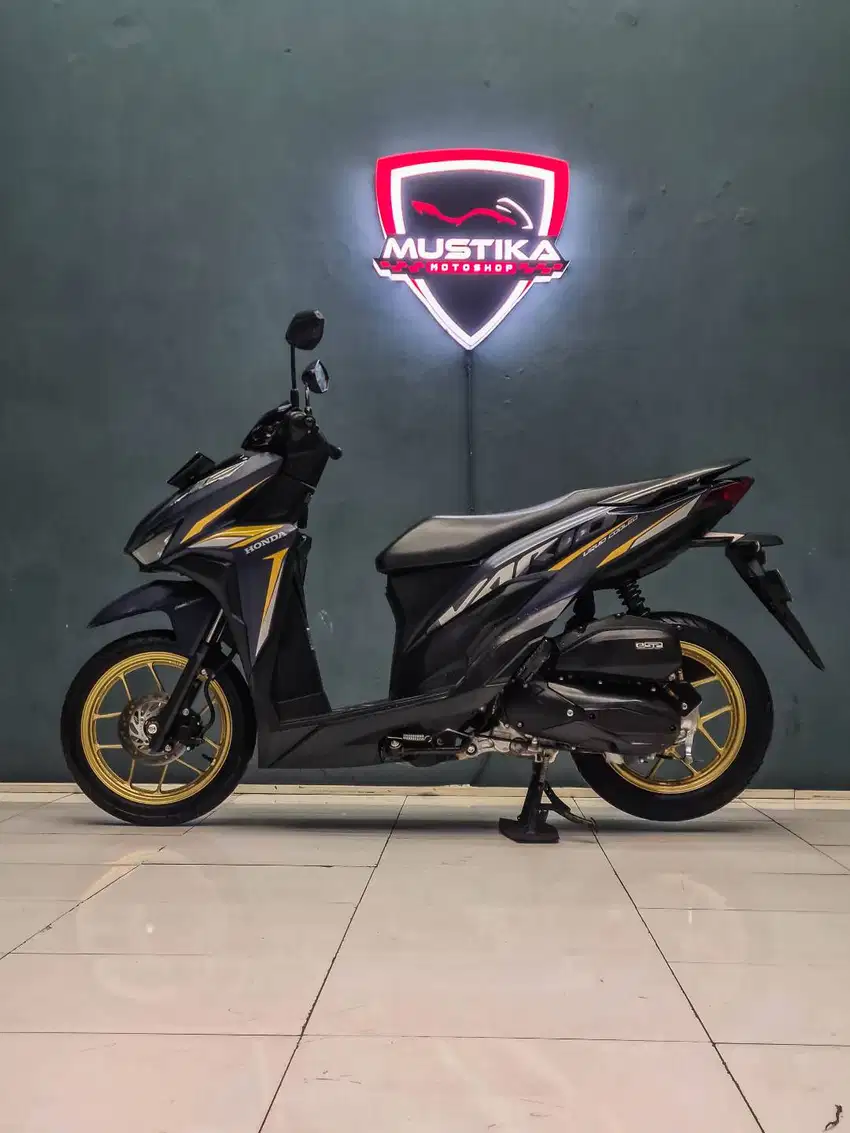 TERMURAH‼️ Honda Vario 125 ISS 2022 Biru Favorit Mustika Motoshop