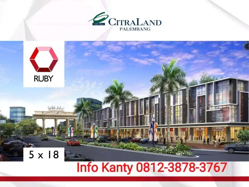 Ruko Ruby ROYAL CitraLand sedang dibangun