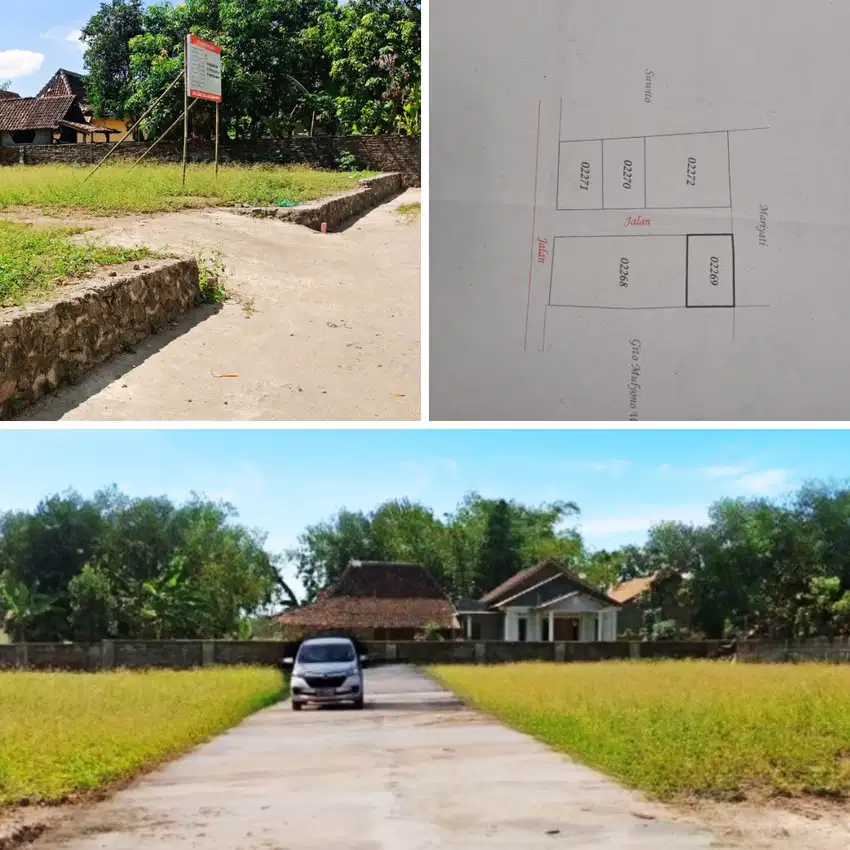 Dekat Pintu Tol Dan Candi Prambanan, Tanah Murah Klaten 184 Jt