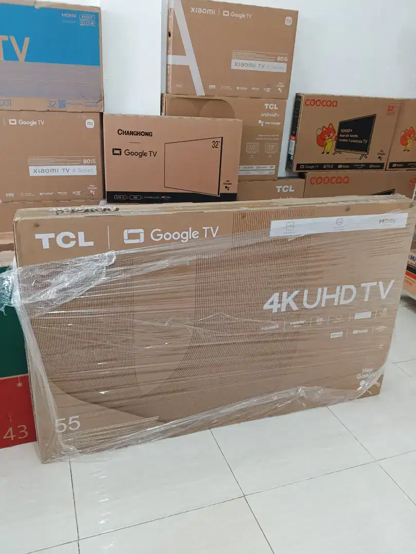 Tcl Google Tv 55 inc ultra 4K bergaransi