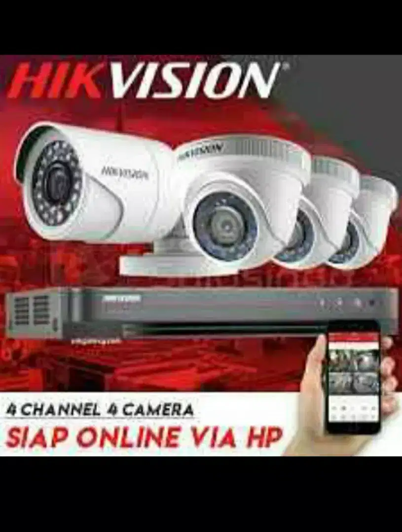 CCTV BERGARANSI LENGKAP CCTV PUL HD