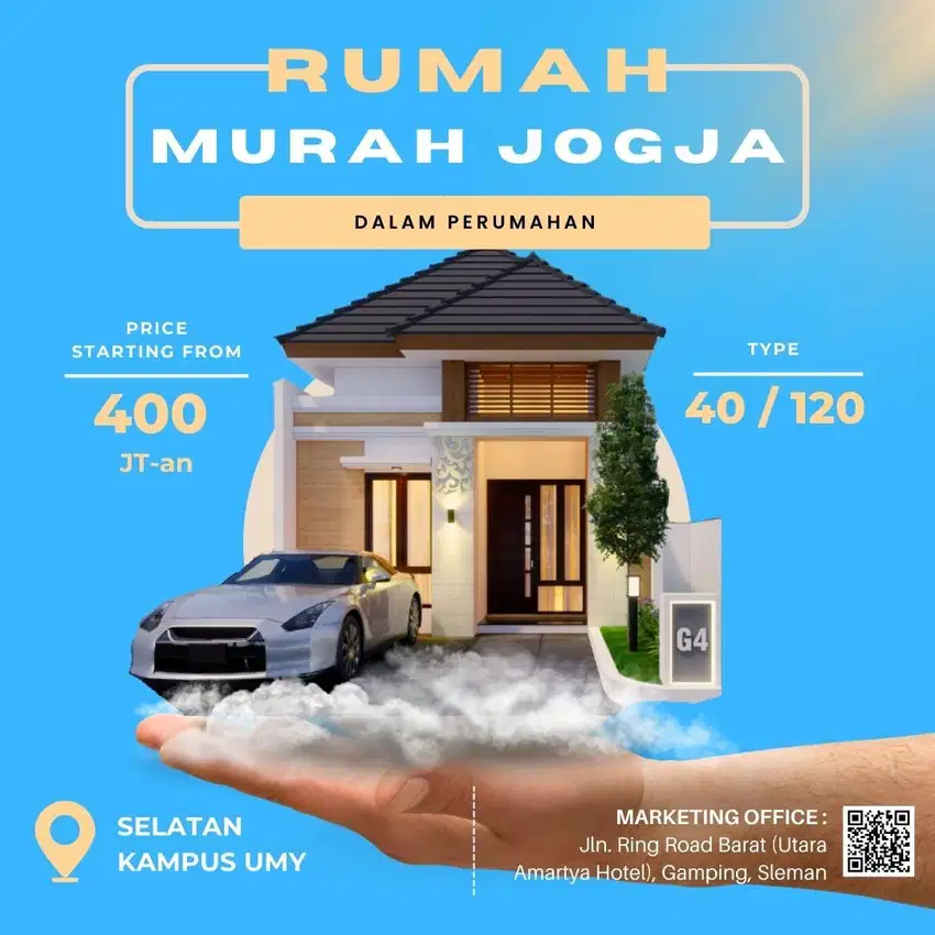 Rumah Bantul SHM Cocok Untuk Homestay