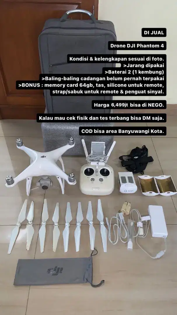 DJI Phantom 4 (jarang pakai)